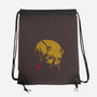 Devil Mask-none drawstring bag-Getsousa!