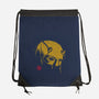 Devil Mask-none drawstring bag-Getsousa!