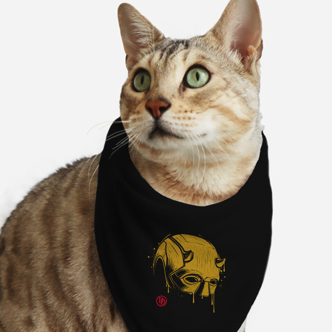 Devil Mask-cat bandana pet collar-Getsousa!
