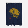 Devil Mask-none polyester shower curtain-Getsousa!