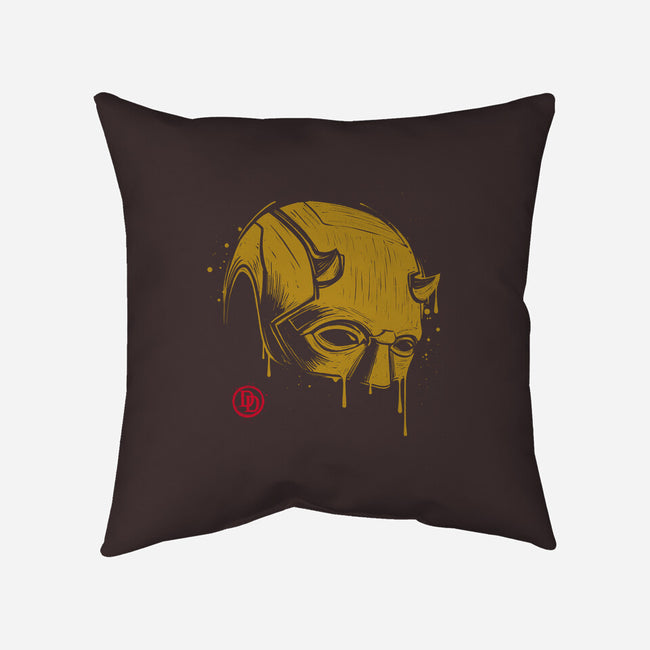 Devil Mask-none removable cover w insert throw pillow-Getsousa!