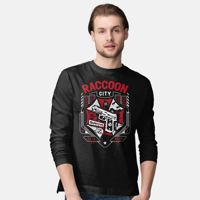 Survival Horror City-mens long sleeved tee-Logozaste