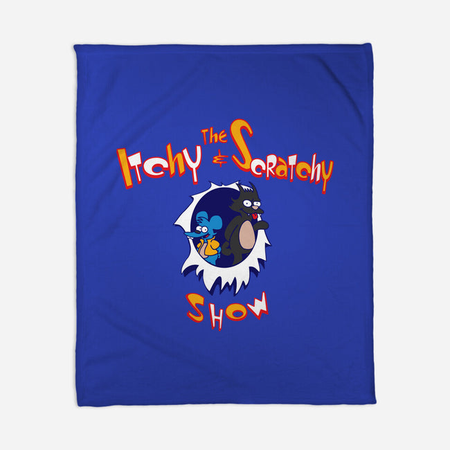 The Itchy And Scratchy Show-none fleece blanket-dalethesk8er