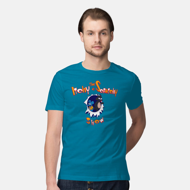 The Itchy And Scratchy Show-mens premium tee-dalethesk8er