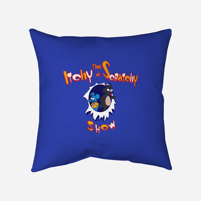 The Itchy And Scratchy Show-none removable cover throw pillow-dalethesk8er
