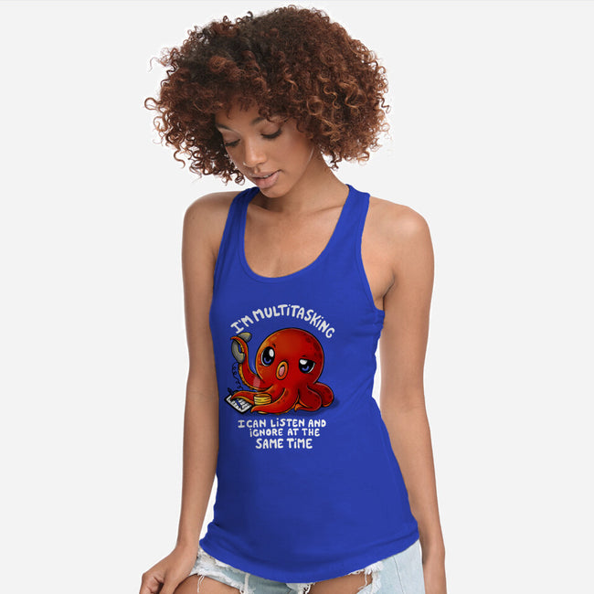 Multitasking-womens racerback tank-Vallina84