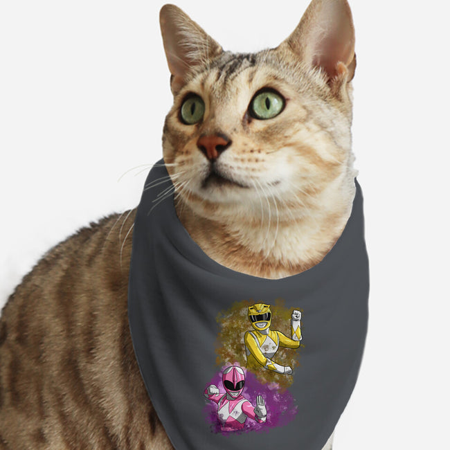 Lady Rangers-cat bandana pet collar-nickzzarto