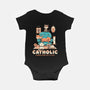 Addicted To Cats-baby basic onesie-koalastudio