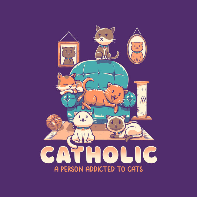 Addicted To Cats-none removable cover w insert throw pillow-koalastudio