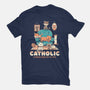 Addicted To Cats-mens basic tee-koalastudio