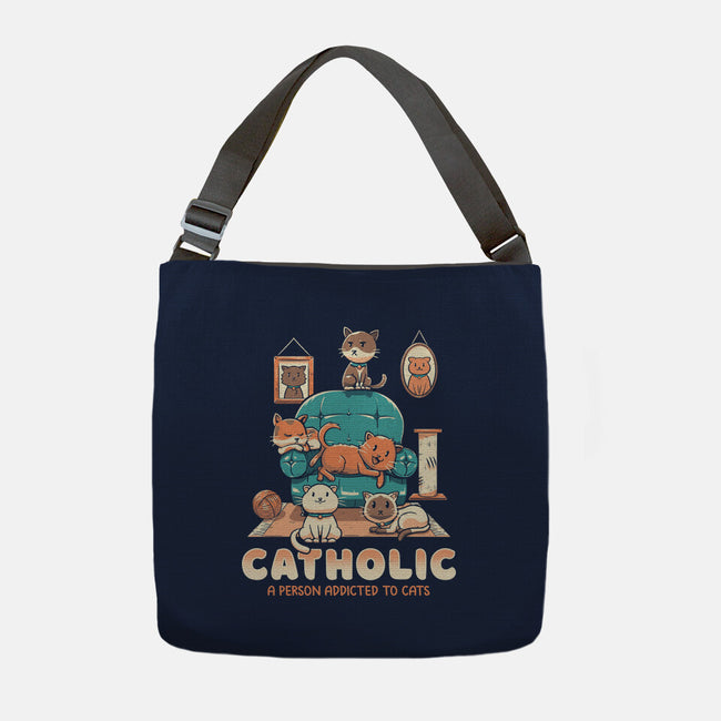Addicted To Cats-none adjustable tote bag-koalastudio