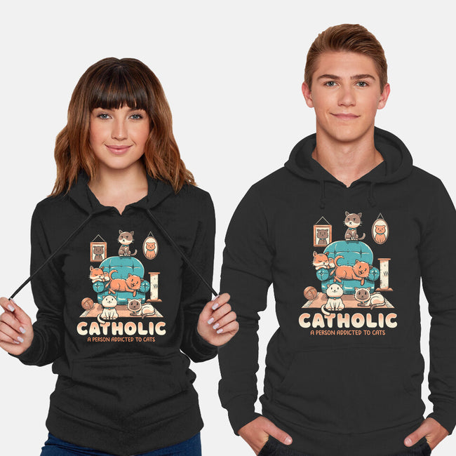 Addicted To Cats-unisex pullover sweatshirt-koalastudio