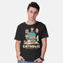 Addicted To Cats-mens basic tee-koalastudio