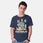 Addicted To Cats-mens basic tee-koalastudio