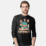 Addicted To Cats-mens long sleeved tee-koalastudio