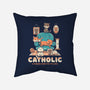Addicted To Cats-none removable cover w insert throw pillow-koalastudio