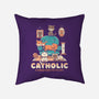 Addicted To Cats-none removable cover throw pillow-koalastudio