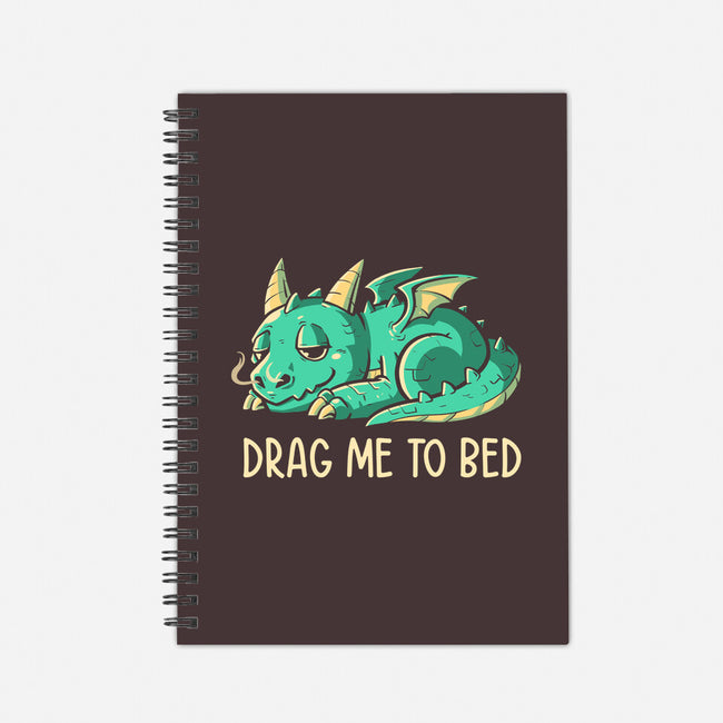 Drag Me To Bed-none dot grid notebook-koalastudio