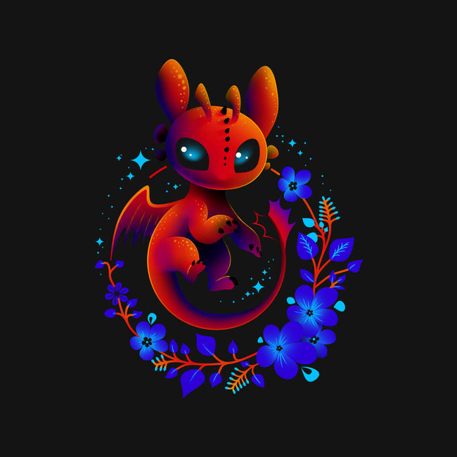 Dragon Flowers-baby basic tee-erion_designs