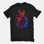 Dragon Flowers-womens basic tee-erion_designs