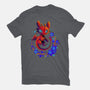 Dragon Flowers-womens basic tee-erion_designs
