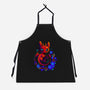 Dragon Flowers-unisex kitchen apron-erion_designs