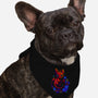 Dragon Flowers-dog bandana pet collar-erion_designs