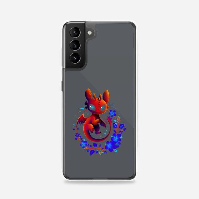 Dragon Flowers-samsung snap phone case-erion_designs
