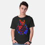 Dragon Flowers-mens basic tee-erion_designs