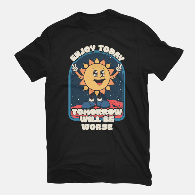 Enjoy Today-youth basic tee-RoboMega