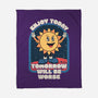 Enjoy Today-none fleece blanket-RoboMega