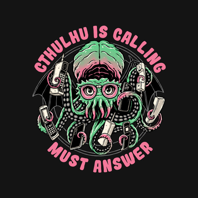 Cthulhu Is Calling-unisex kitchen apron-momma_gorilla