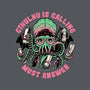 Cthulhu Is Calling-none removable cover throw pillow-momma_gorilla