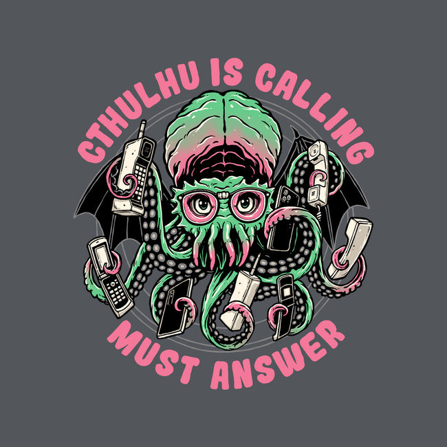 Cthulhu Is Calling-cat bandana pet collar-momma_gorilla