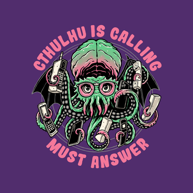 Cthulhu Is Calling-none fleece blanket-momma_gorilla