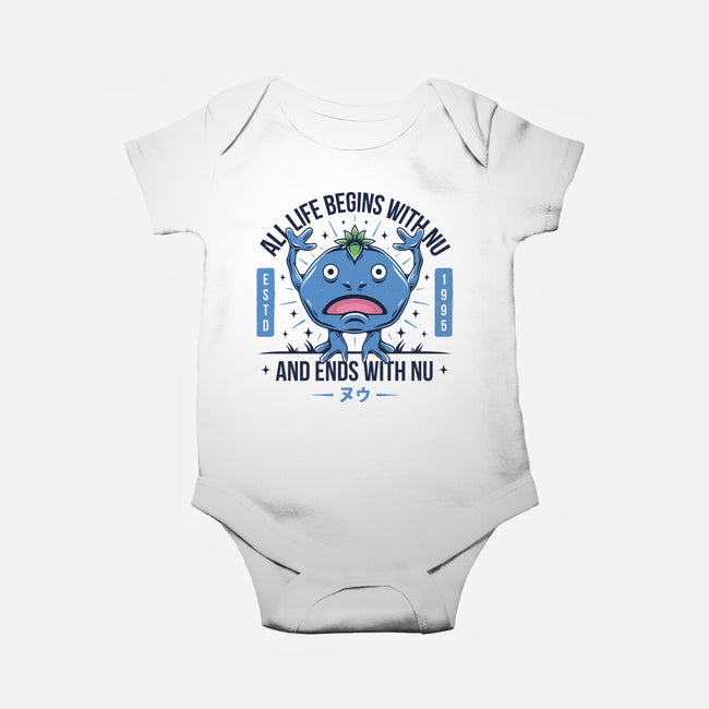 Ends With Nu-baby basic onesie-Alundrart