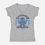 Ends With Nu-womens v-neck tee-Alundrart