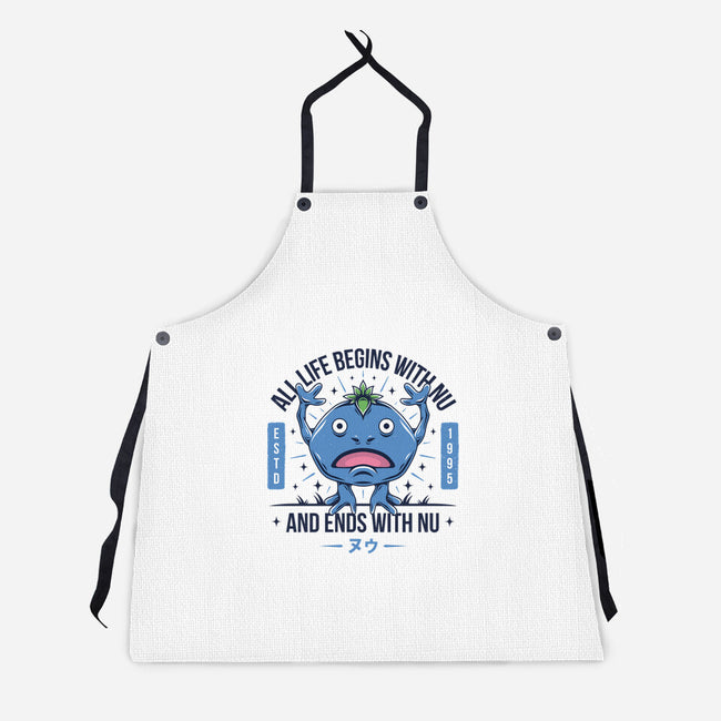 Ends With Nu-unisex kitchen apron-Alundrart