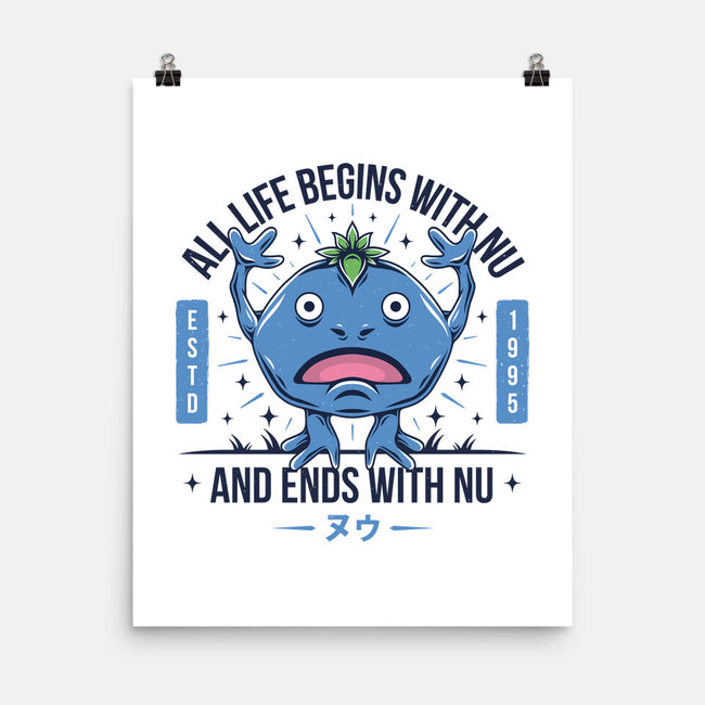Ends With Nu-none matte poster-Alundrart