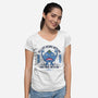 Ends With Nu-womens v-neck tee-Alundrart