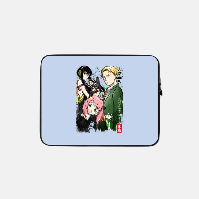 Forger Family-none zippered laptop sleeve-DrMonekers