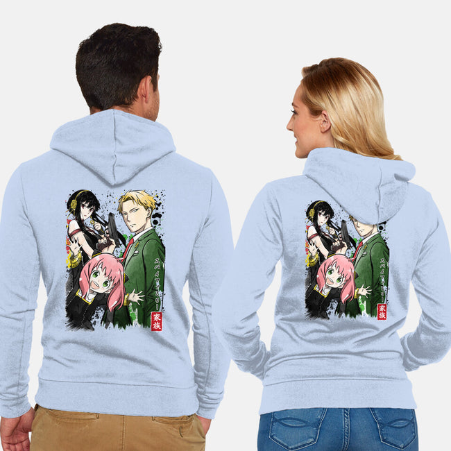 Forger Family-unisex zip-up sweatshirt-DrMonekers