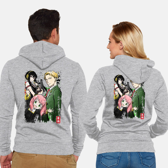 Forger Family-unisex zip-up sweatshirt-DrMonekers