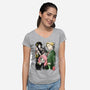 Forger Family-womens v-neck tee-DrMonekers