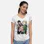 Forger Family-womens v-neck tee-DrMonekers