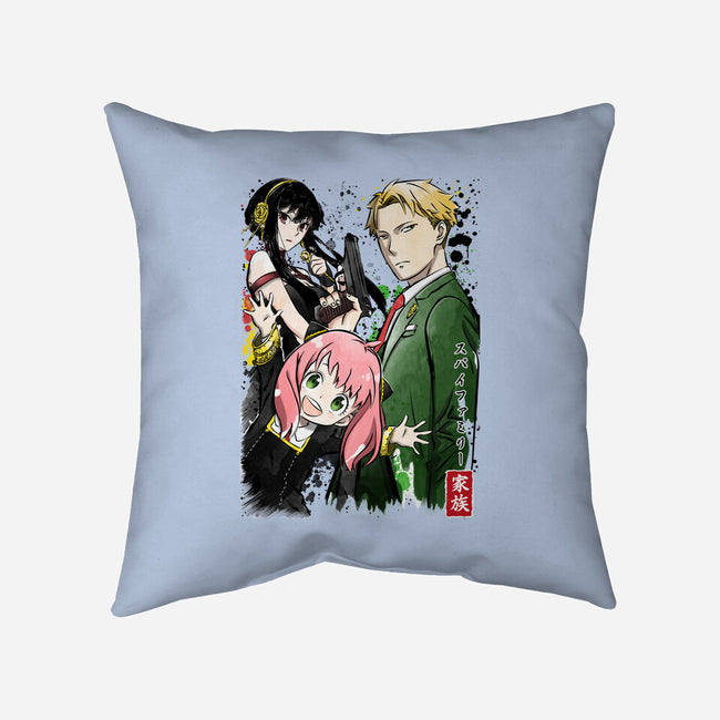 Forger Family-none removable cover w insert throw pillow-DrMonekers