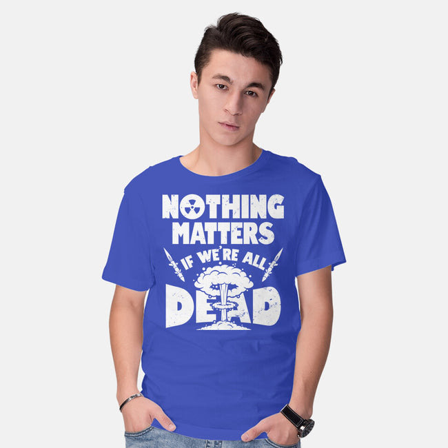 Nothing Matters-mens basic tee-Boggs Nicolas