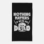 Nothing Matters-none beach towel-Boggs Nicolas