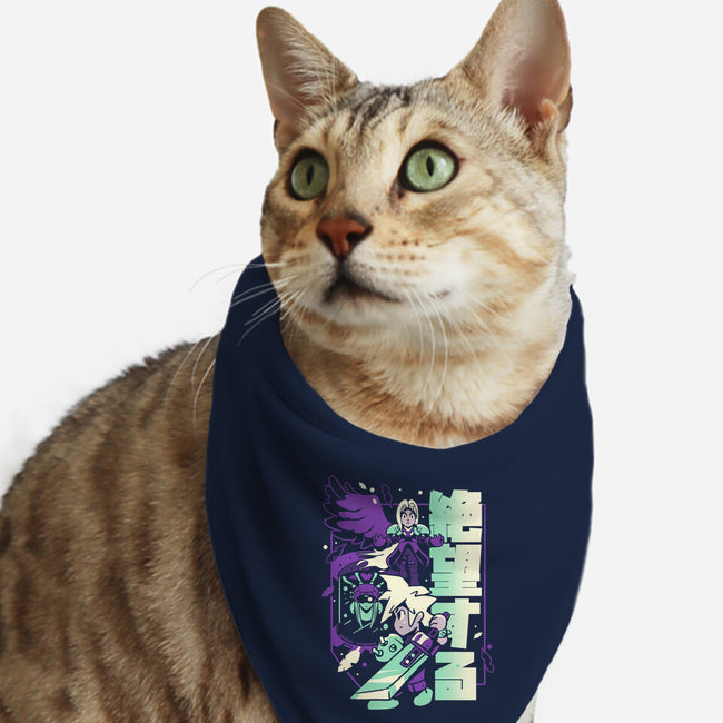 Fight To The End-cat bandana pet collar-Sketchdemao