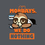 On Mondays We Do Nothing-none zippered laptop sleeve-Boggs Nicolas